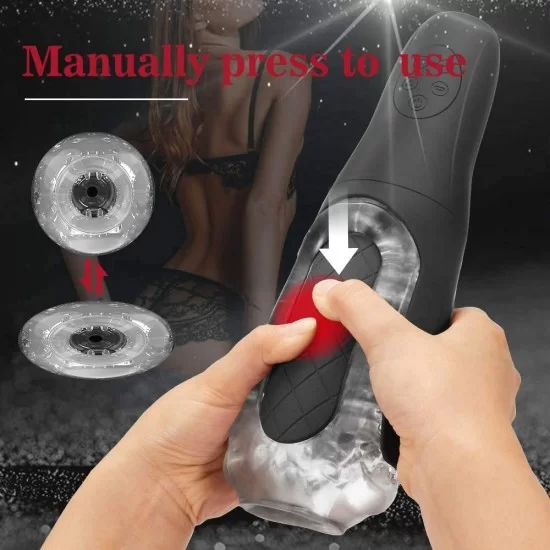 Automatic Male Masturbator 4 Powerful Vacuum Suction 10 Vibrating