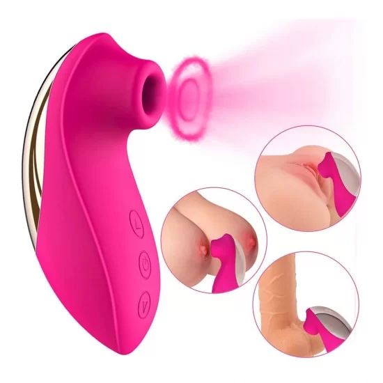 Clitoral Nipples Sucking Vibrator 10 Suction Vibration Modes Oral