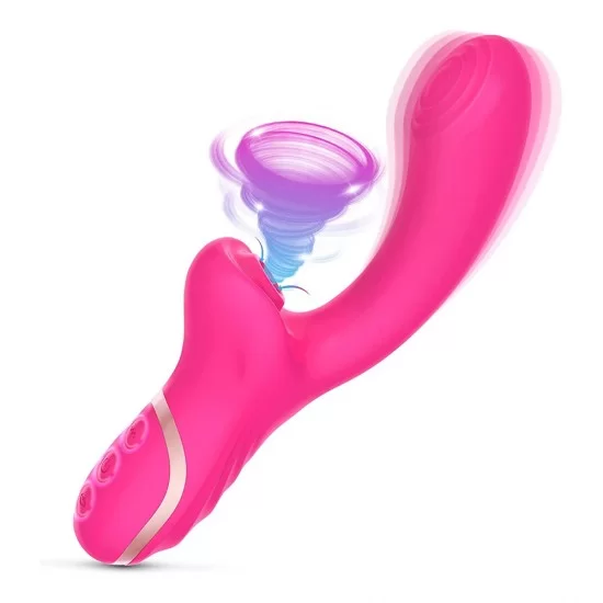 G Spot Clit Vibrator Sucking Sex Toy 10 Sucking and Vibrating