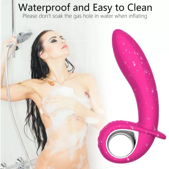 G Spot Vibrator Automatically Inflatable Vibrator Vaginal Anal