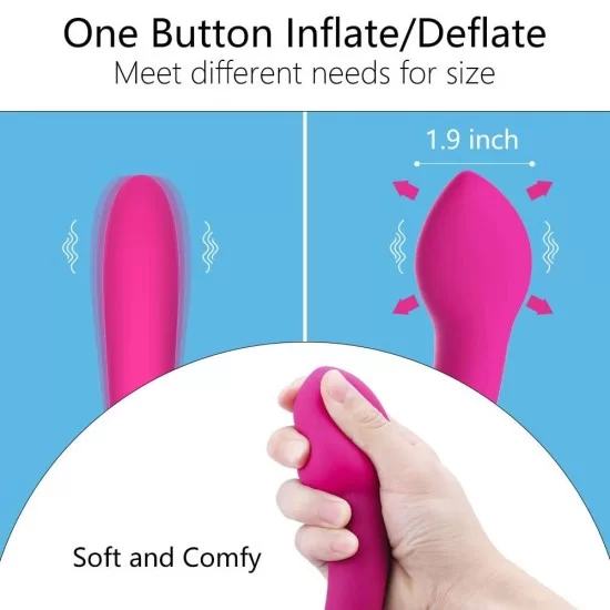 G Spot Vibrator Automatically Inflatable Vibrator Vaginal Anal