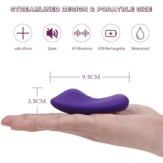 Secret Sensation Wearable Vibrator Wireless Remote Control